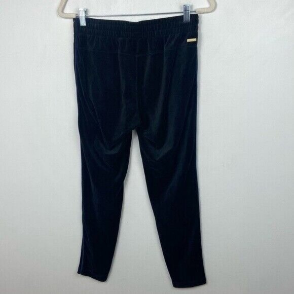 REVOLVE Alala Velour Joggers Black Stripe Womens Size Small Sweatpants Velvet S‎ - Picture 5 of 12